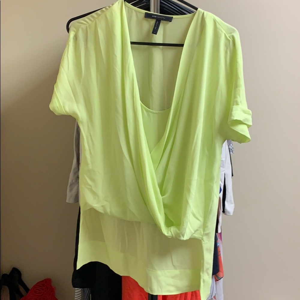 BCBG cross over Blouse - Women’s size XS
